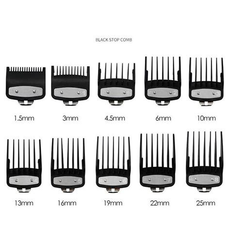 wahl clipper guard measurements|andis clipper guard size chart.